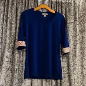 Burberry Navy Blue Women's Top